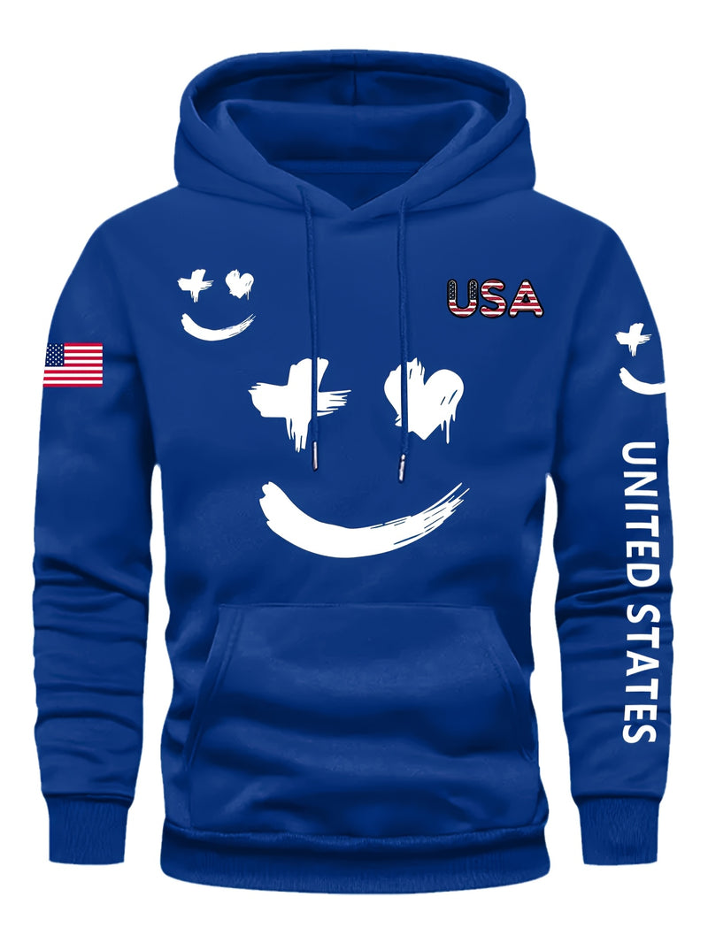 Men's Casual And Versatile Hooded Sweatshirt.