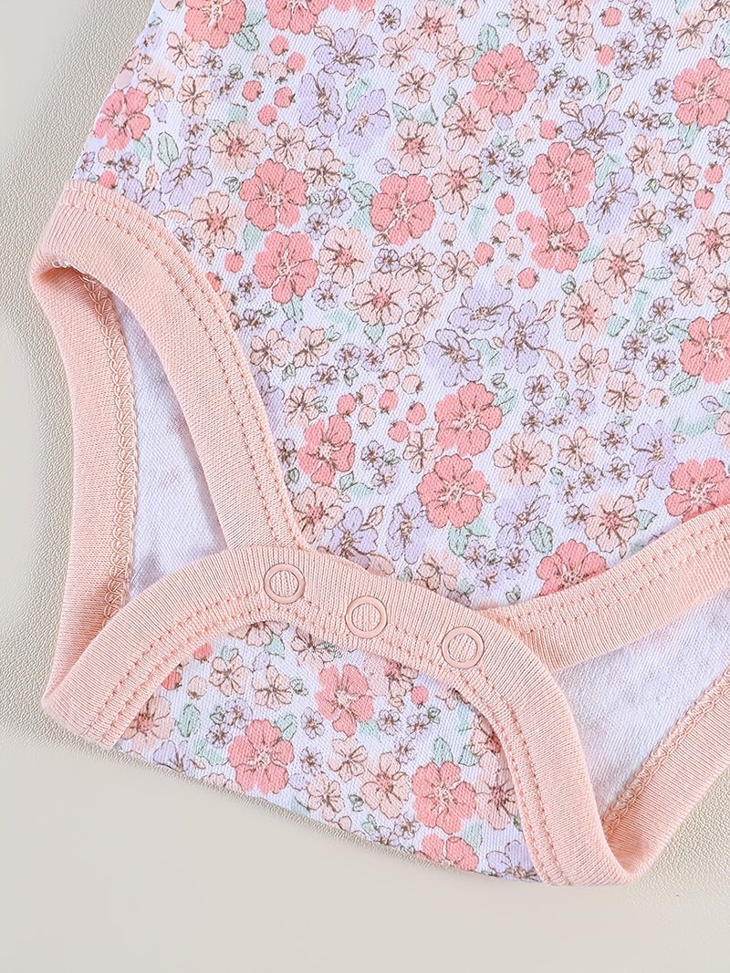 9pcs Newborn Spring And Autumn Summer New Style Romper for Girls.