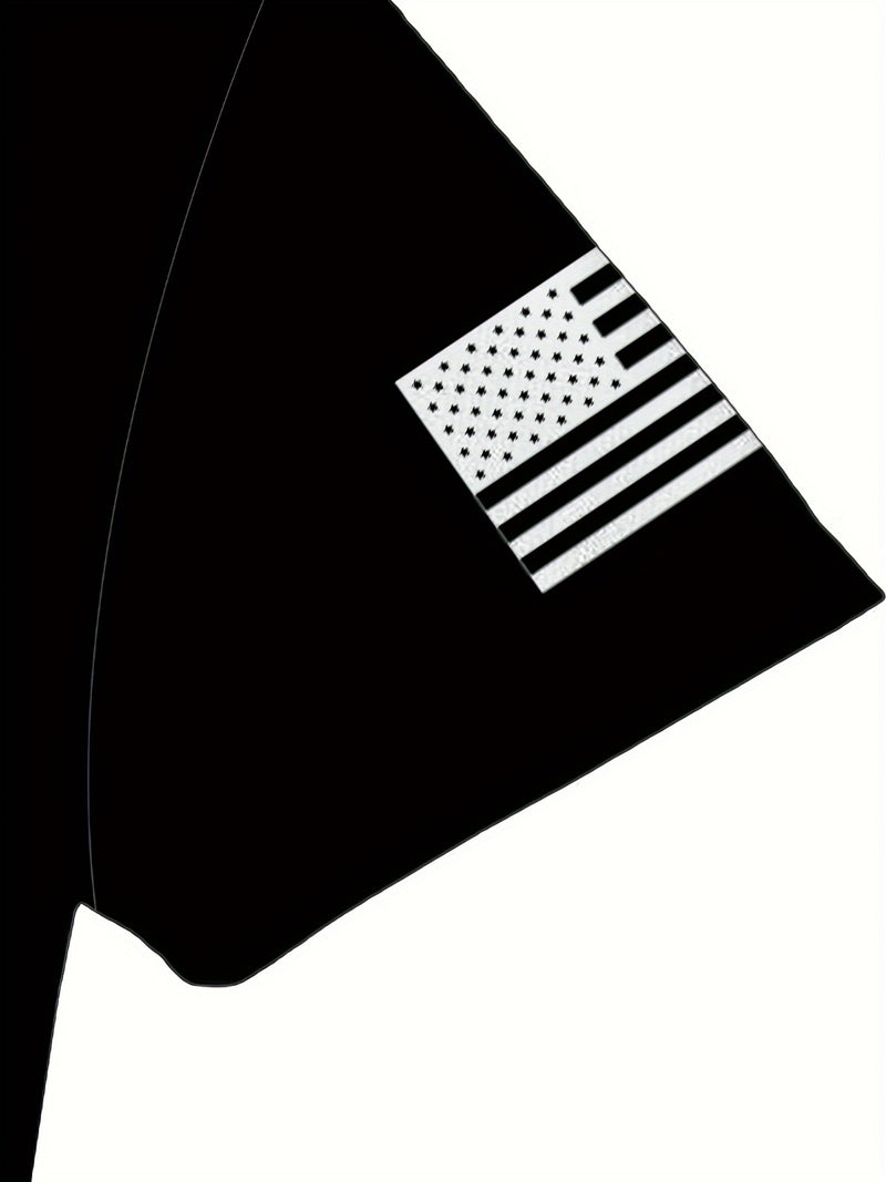 2pcs Men's Casual Fashion Set, Round Neck Short Sleeve T-Shirt.