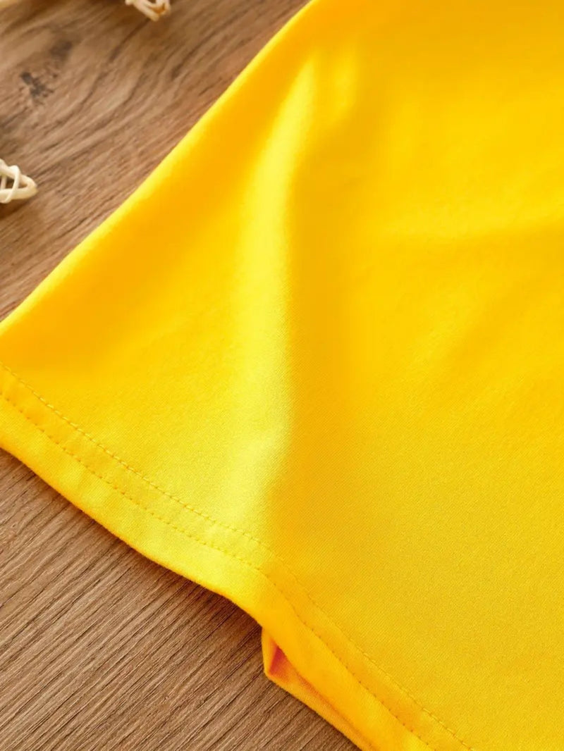 Cartoon Bicycle Print T-Shirt for Boys And Girls.