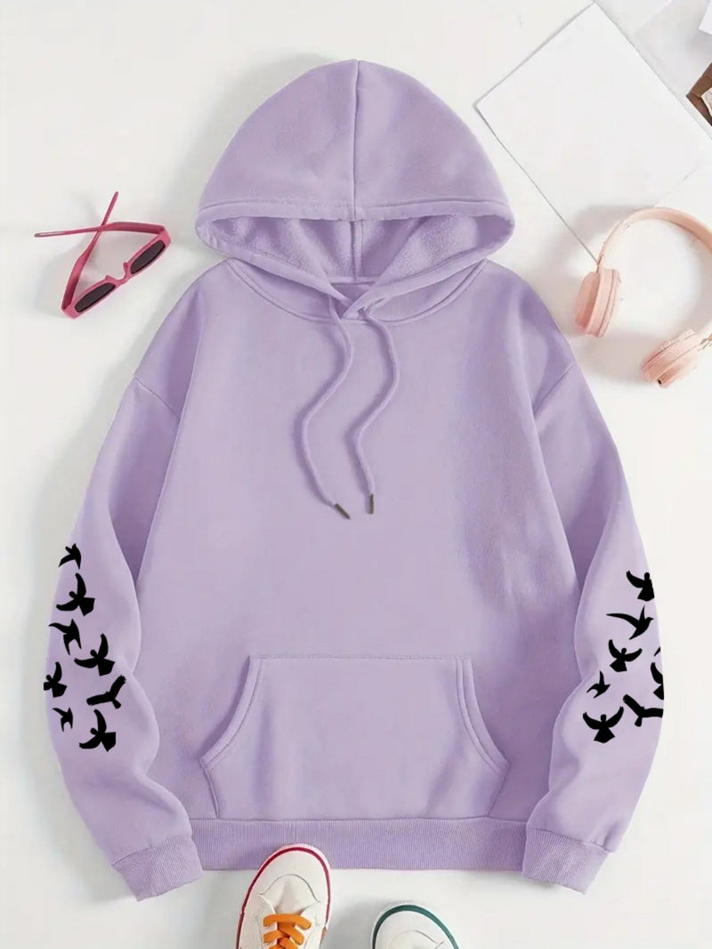 Women's Comfortable Graphic Hoodie.