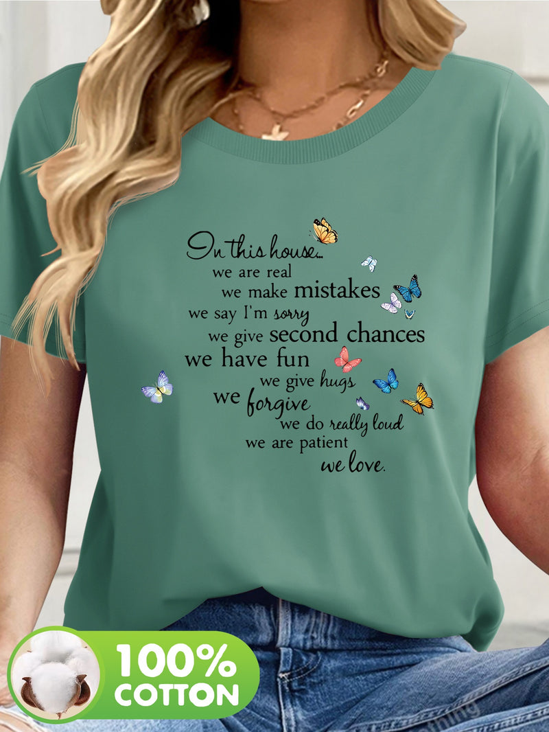 Women’s Casual Short Sleeve T-Shirt.