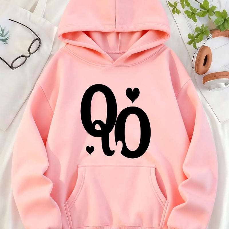 Women's Pocket Hoodie with Lining.