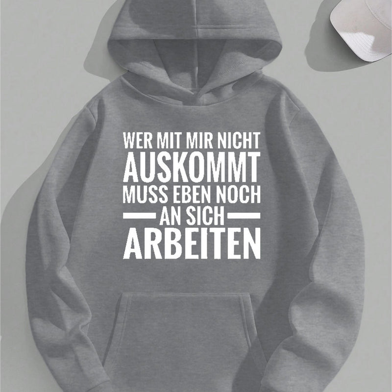 Men's Hooded Sweatshirt.