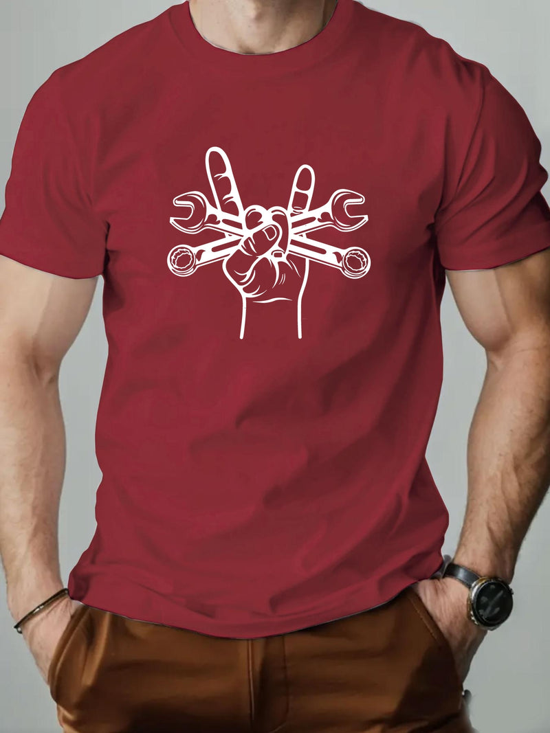 Men's Summer Casual Short-Sleeve T-Shirt.