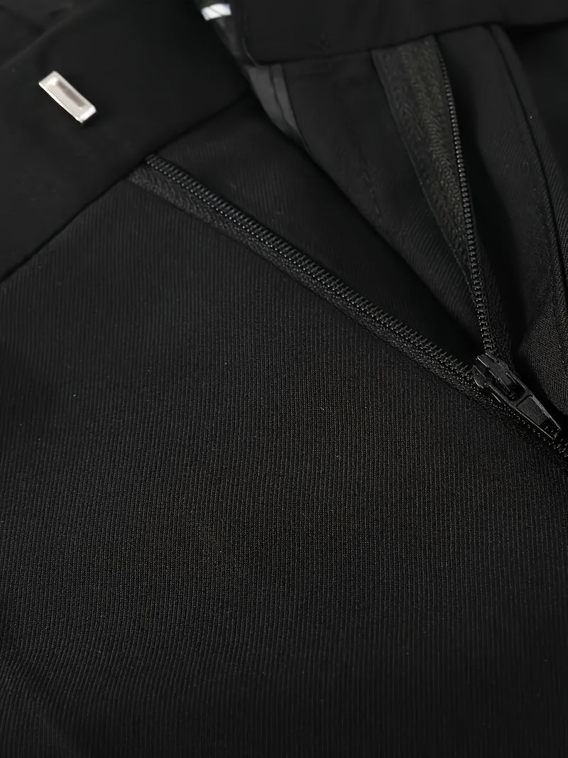 Men's Two-Piece Suit Set Featuring a Stylish.