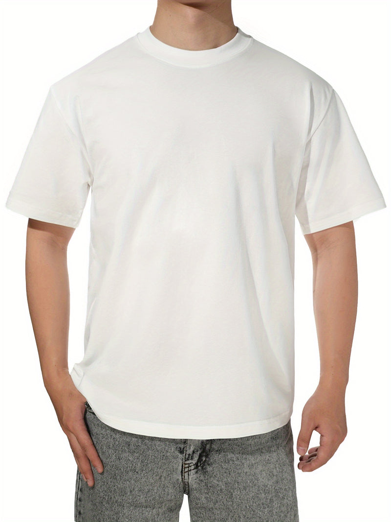 Men's Black Cotton Graphic T-Shirt.