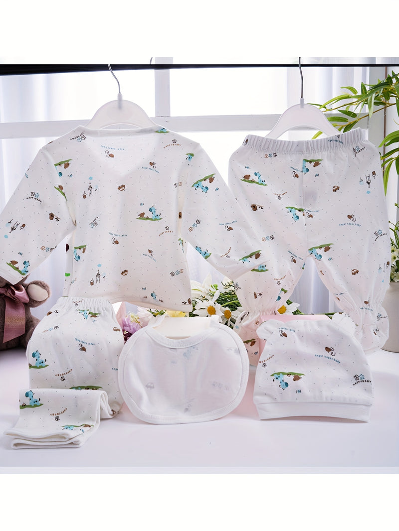 Newborn Baby Clothing Underwear Set Newborn Baby Going Out Suit 0-3 Months.