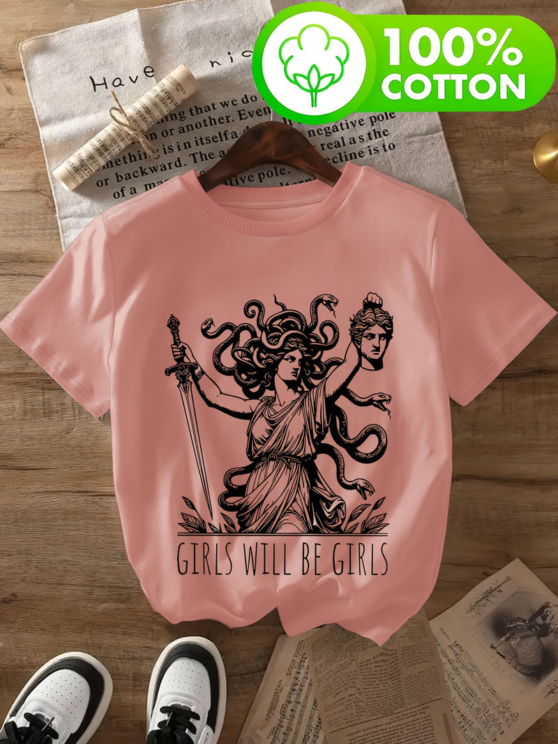 Women’s Short-Sleeve Round Neck T-Shirt.