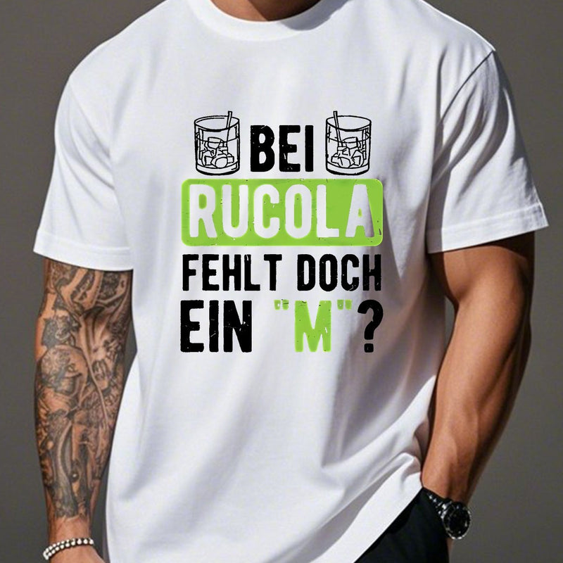 Men’s Funny German Humor Crinkle Plus Size T-Shirt.