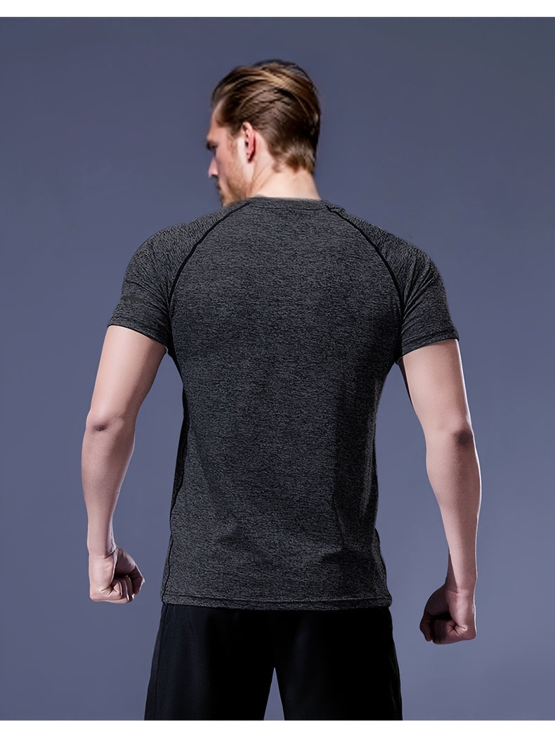 Men's 4pcs Set of Summer Sports T-Shirts.