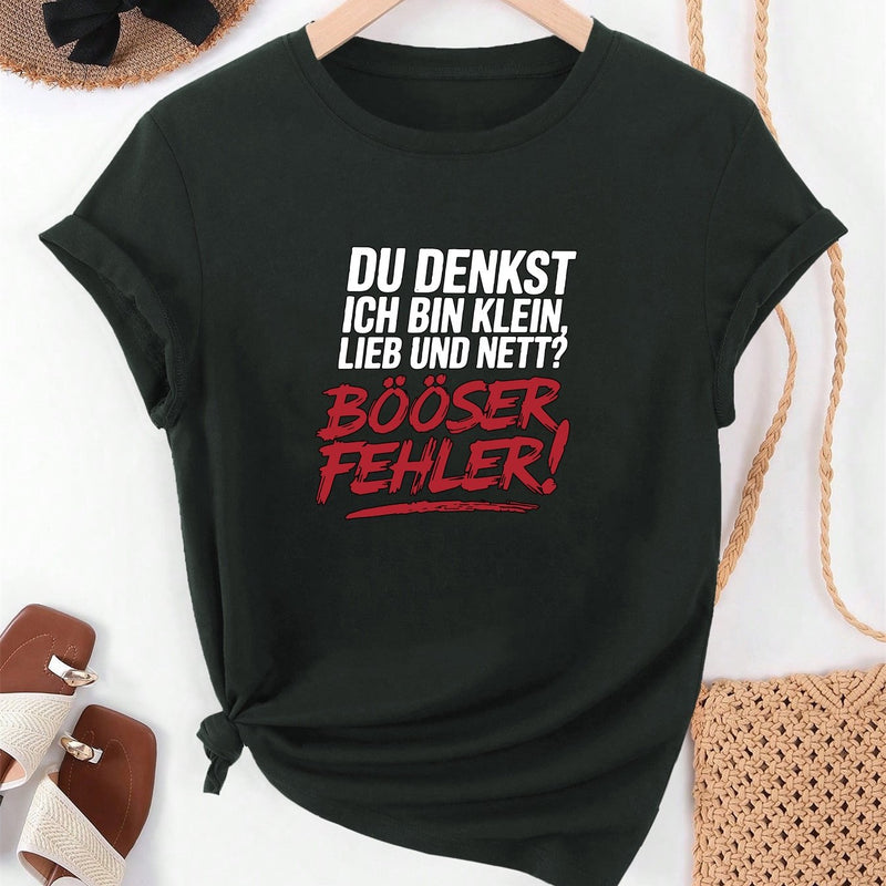 Women's Funny German Quote T-Shirt.