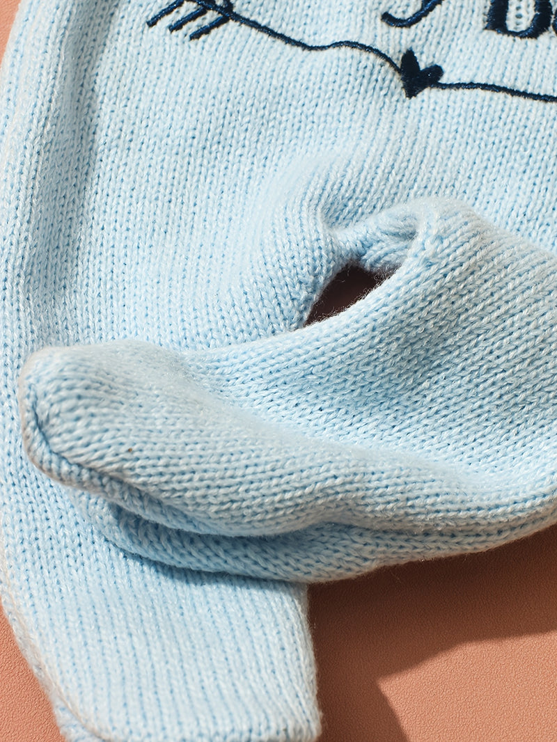 2pcs Newborn Photography Outfit, Infant Onesie Sweater with Hat Set.