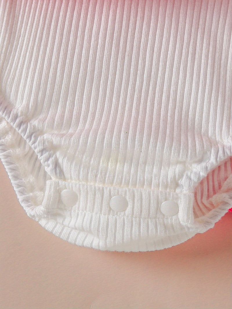 Delivery Bow Hair Tie Girls' Dress Romper Spring/Autumn Style.