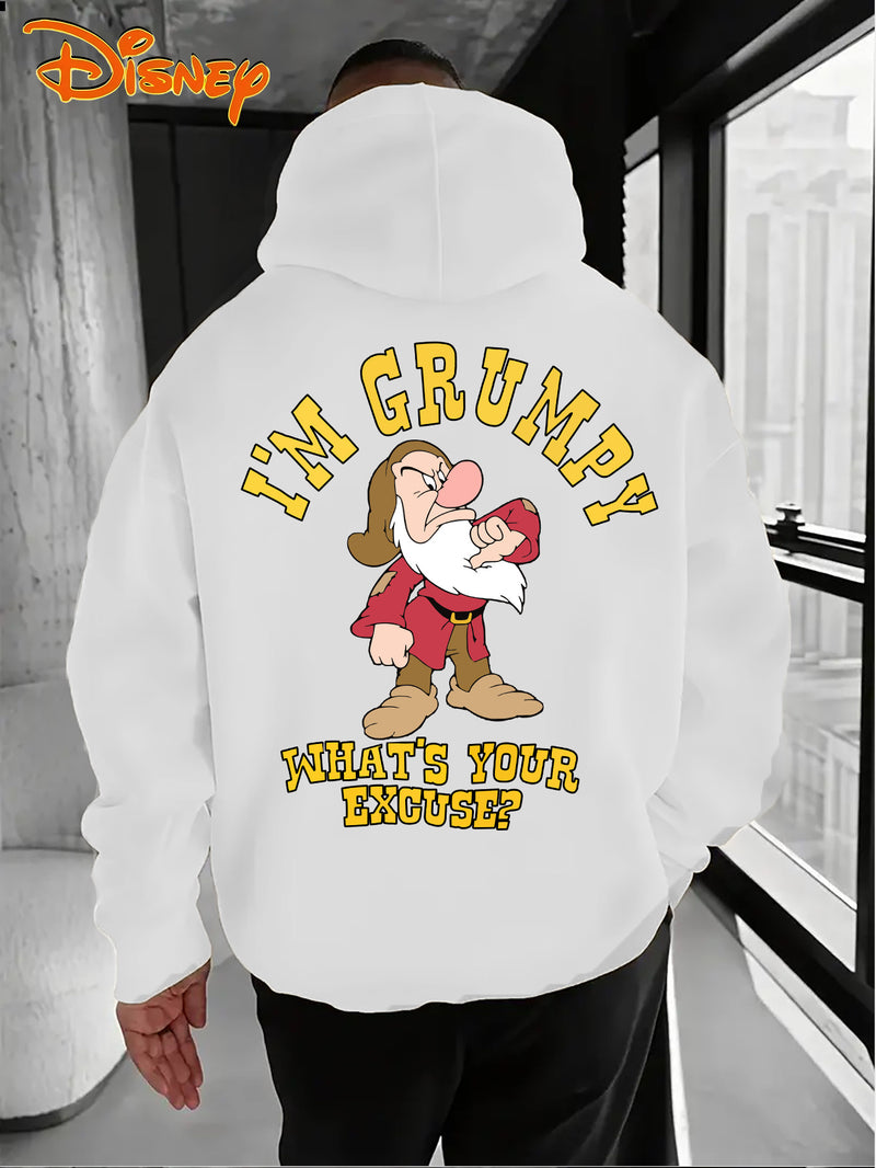 Men's Hoodie - Seven Dwarfs Cartoon Cute Pattern Hoodie.