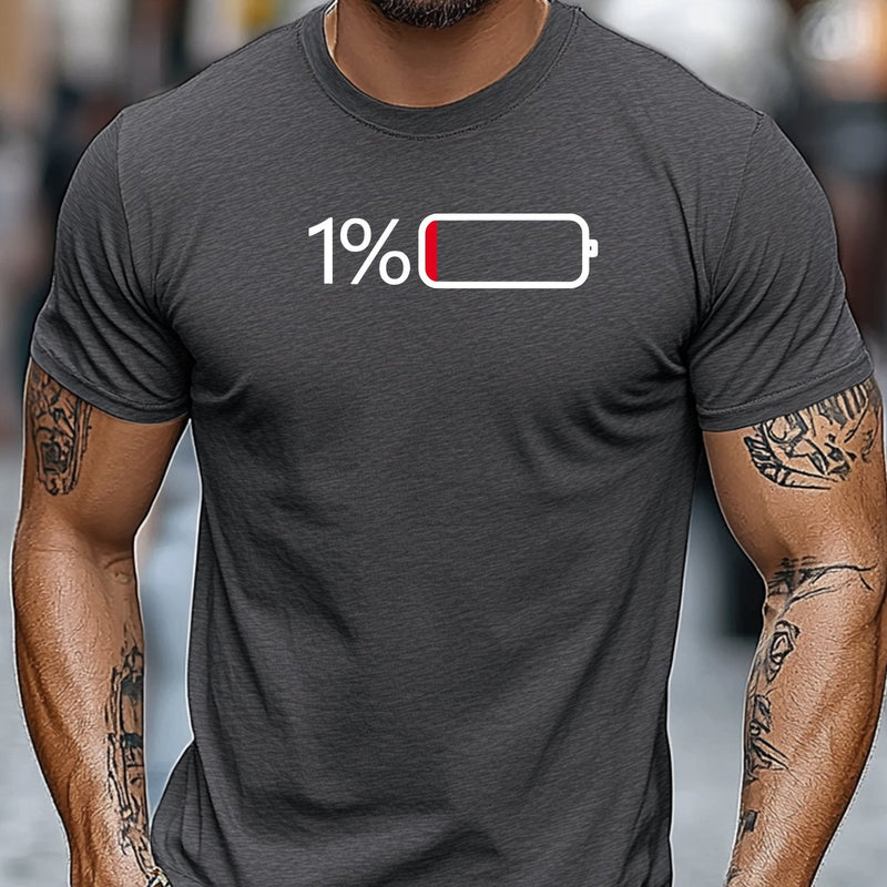 Men's Casual Summer Crew Neck Tee.