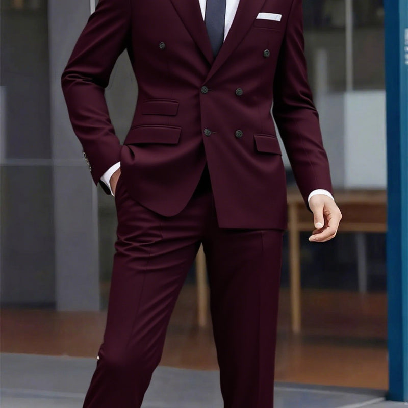 Two-Piece Men's Suit Set.