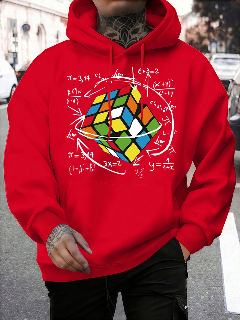 Fashion Trendy Men's Hooded Casual Sweatshirt.