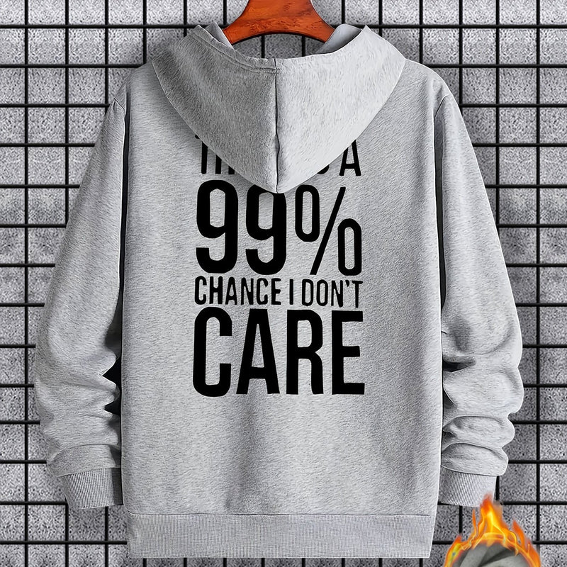 Men's Casual Pullover Hooded Sweatshirt.
