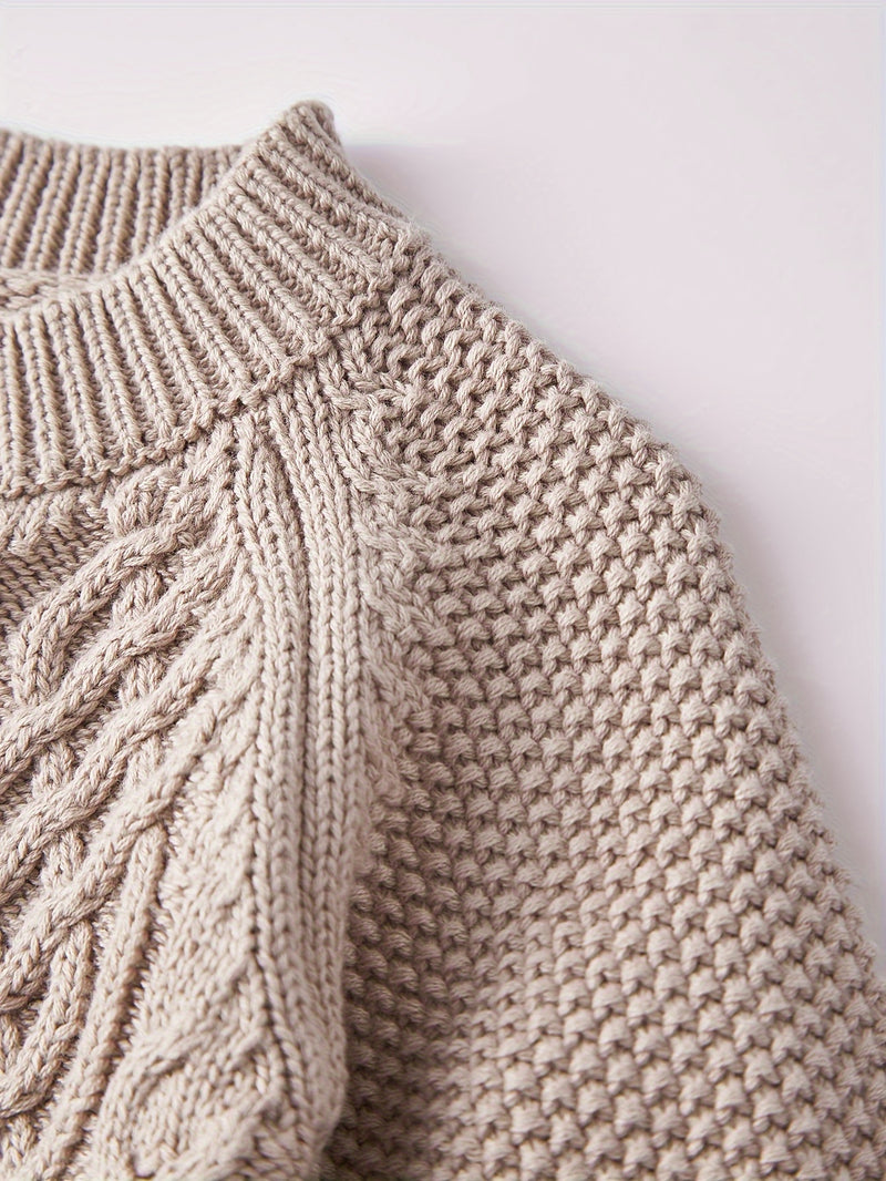 Boys And Girls Toddler Knitted Cardigan Sweater.