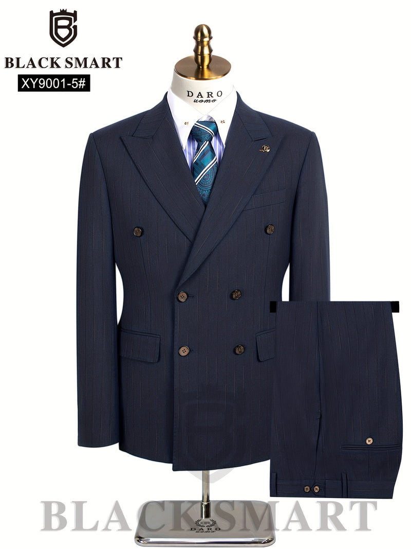 2pcs Men's Suit Set Includes Jacket + Trousers Only