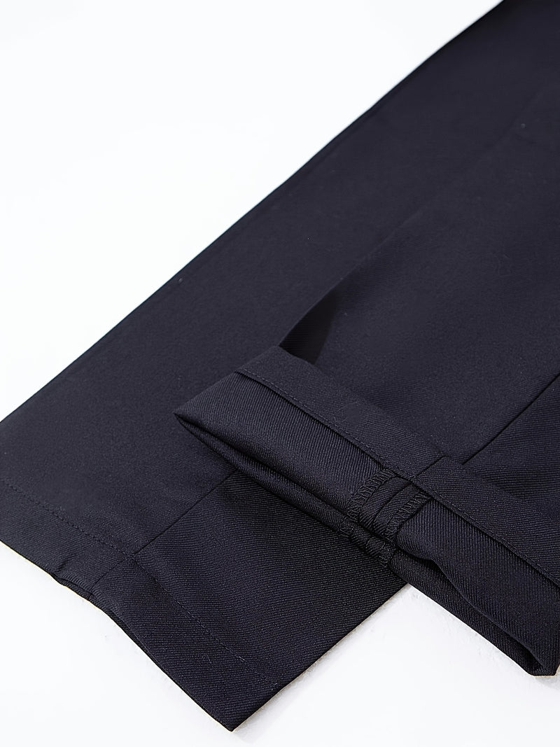 Men's 3pcs Suit Set, Including a Blazer, Vest, And Trousers.