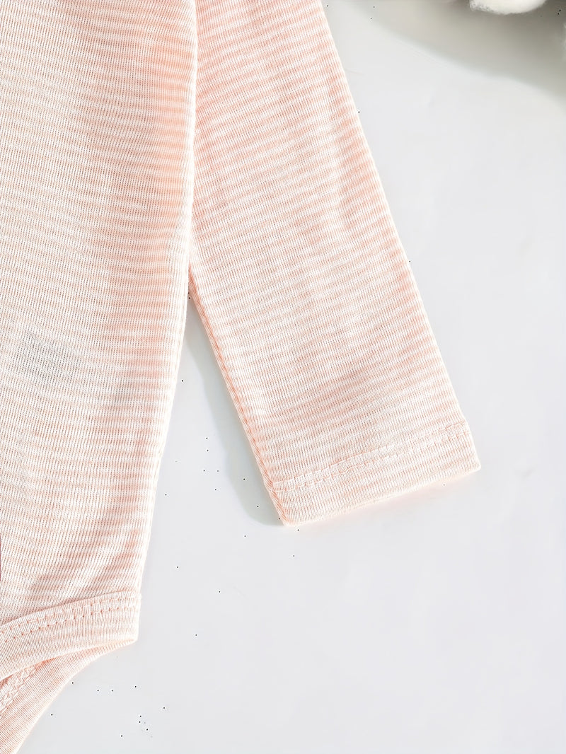 Children's Cartoon Animal Versatile Long-Sleeve Romper 5pcs Set.