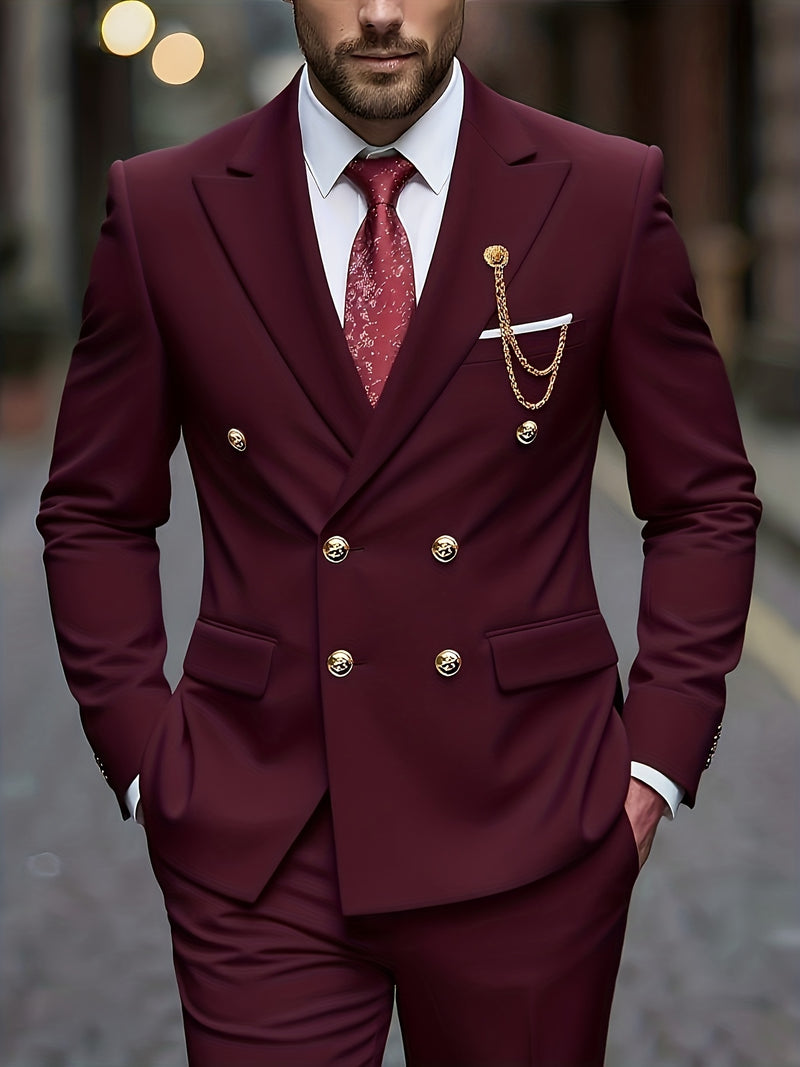 Men's 2-Piece Suit Set, Jacket + Trousers.