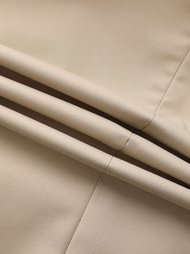 Men's Suit Set - 2pcs Jacket and Trousers, Long Sleeve, Polyester, Classic Lapel.