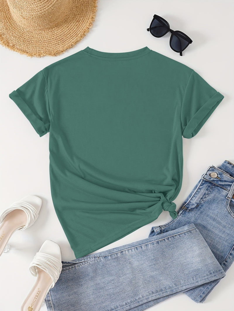 Women’s Casual Short Sleeve T-Shirt.