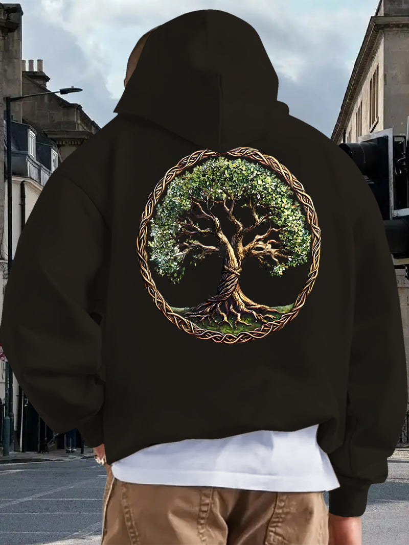 Men's Hooded Sweatshirt.