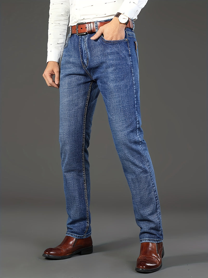 Men's Jeans Seasonal Fashion Classic Straight Leg Pants.
