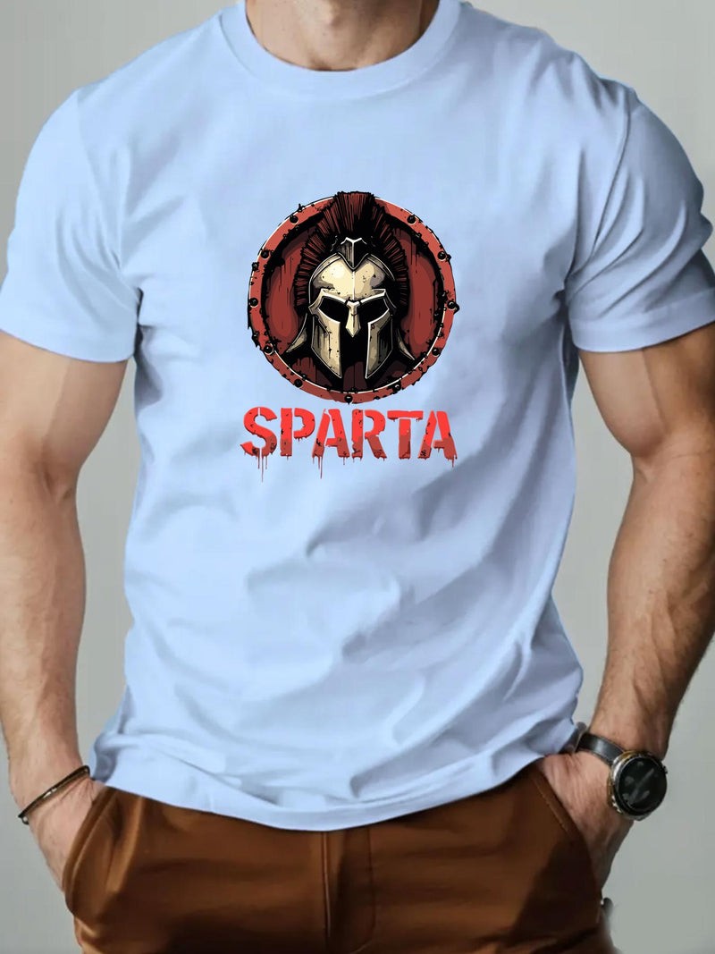 Men's Casual Crew Neck Short Sleeve T-Shirt.