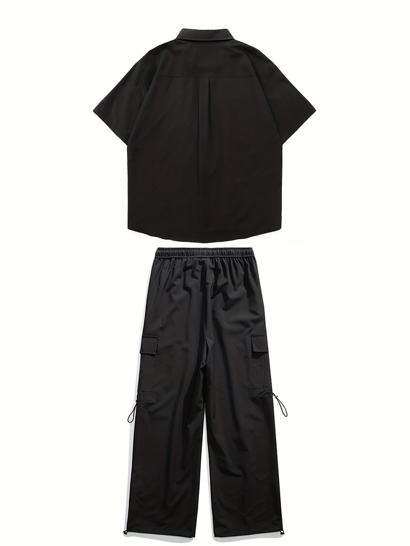 A Two-Piece Men's Casual Outfit.
