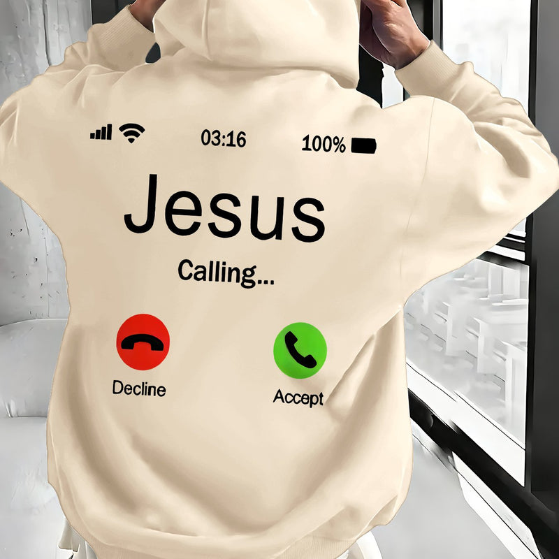 Men's Hooded Sweatshirt.