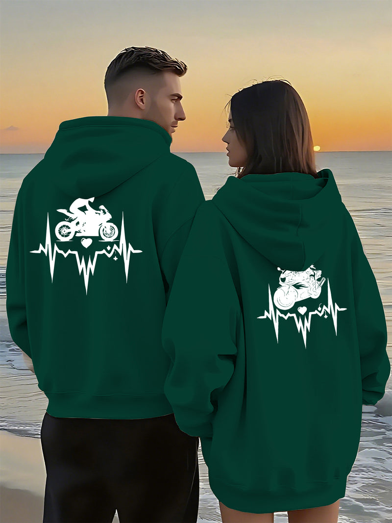 Couple Hoodies in a Casual Style.