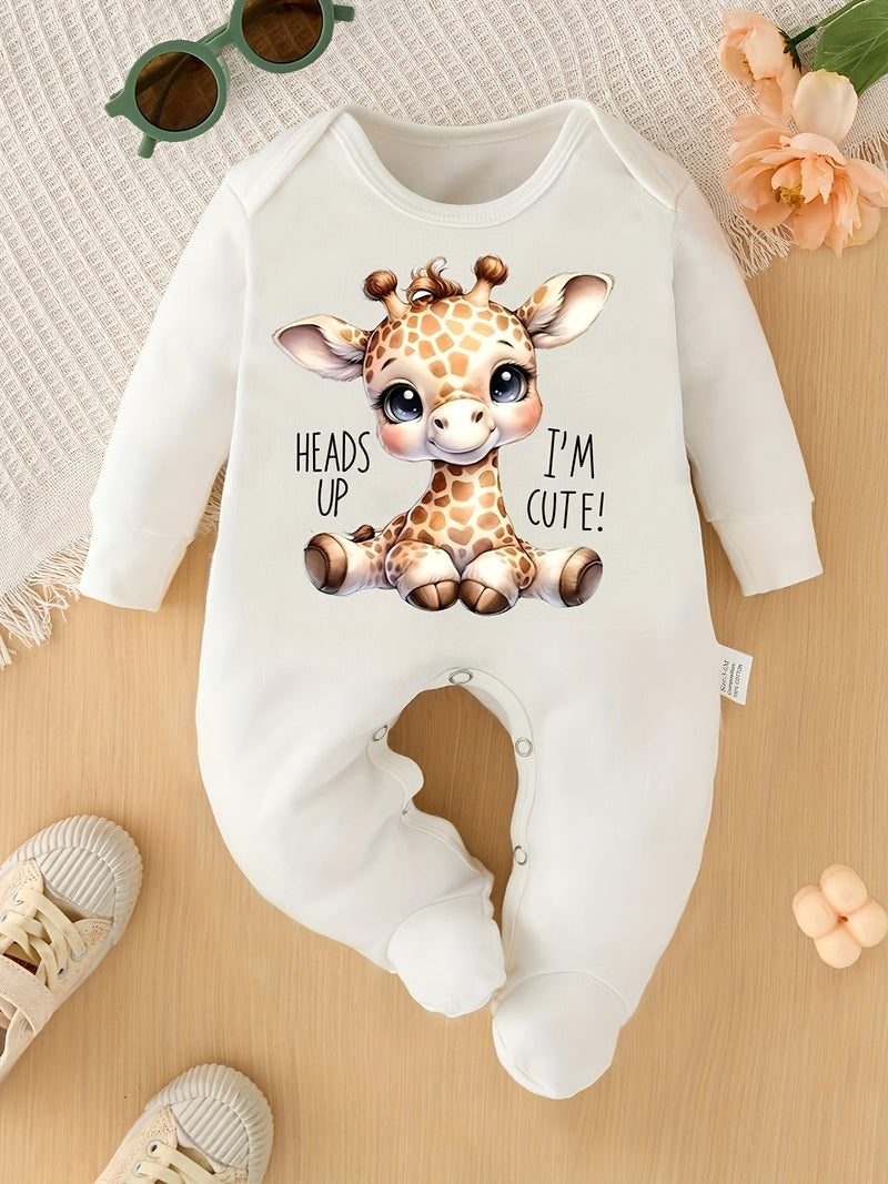 ACTFLASH Baby Newborn Bodysuit with Footed Romper Suit.