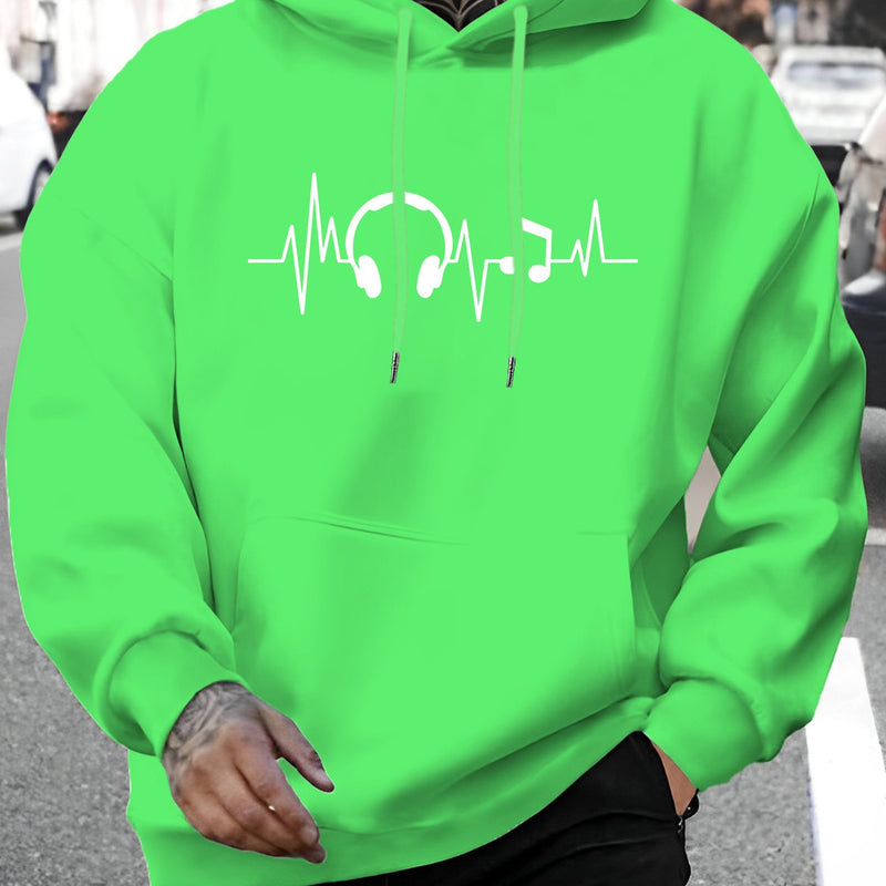 Men's New Fashion Hooded Sweatshirt.
