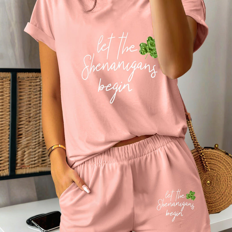 2pcs Women's Y2K Sportswear Suit - Shorts.