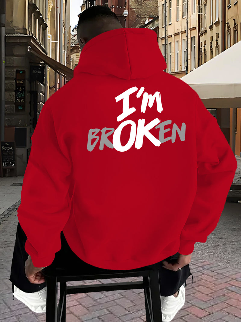 Men's Hooded Sweatshirt.