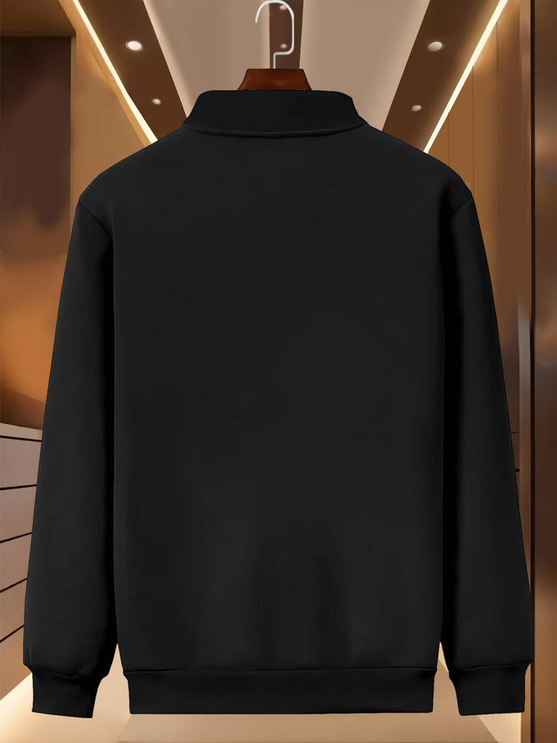 Men's Two-Piece Round Neck Jacket and Pants.