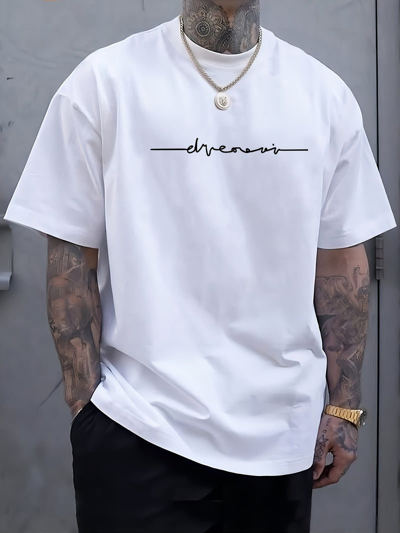 Men's Plus Size Short Sleeve T-Shirt.