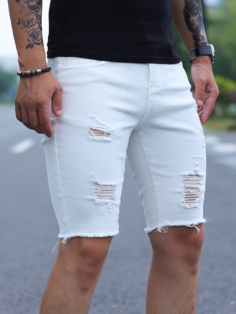 Men's Denim Shorts.