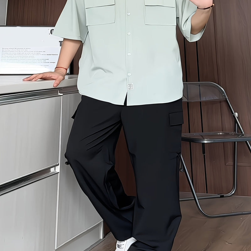 A Two-Piece Men's Casual Outfit.