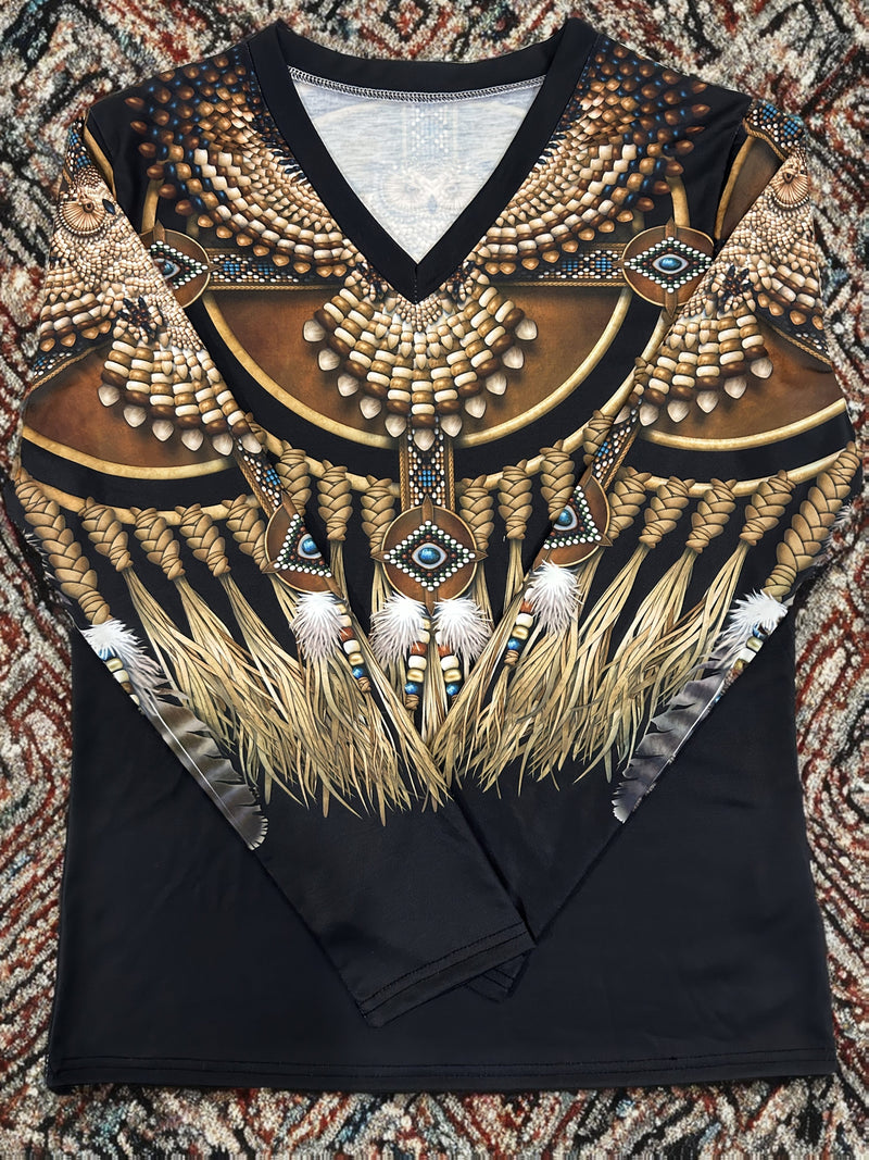 Women's Casual Long Sleeve Top 2pcs Set.