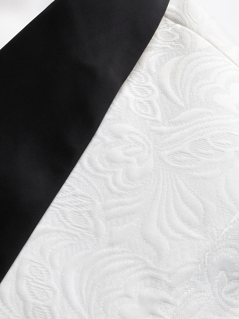 Men's Shawl Collar Suit Three-Piece.