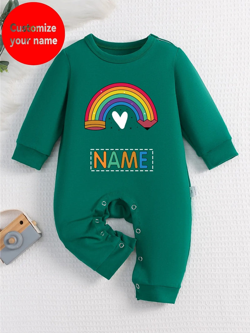 Customized Rainbow and Love Pattern Printed Versatile Breathable.