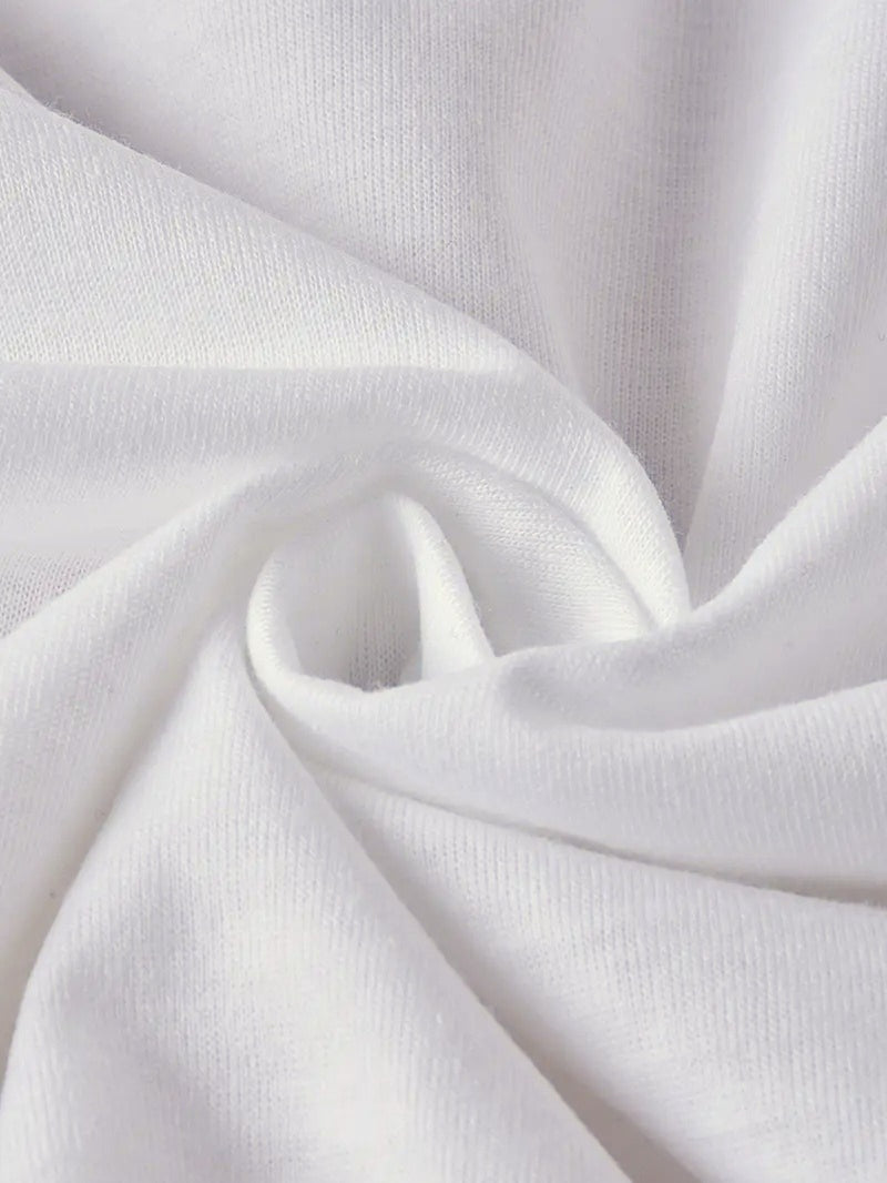 Women’s Custom Heart & Letter Print T-Shirt.