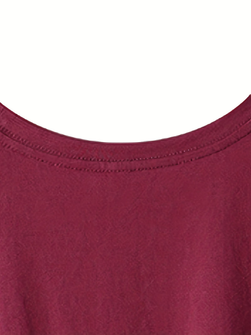 Women’s T-shirt, Casual Top for Summer & Spring.