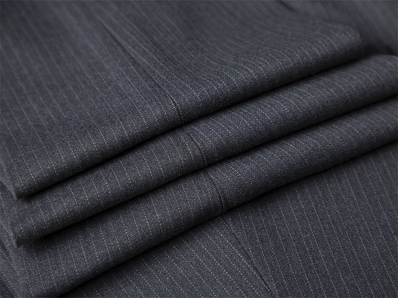 Men's Double-Breasted Suit Set, Casual Formal Wear.